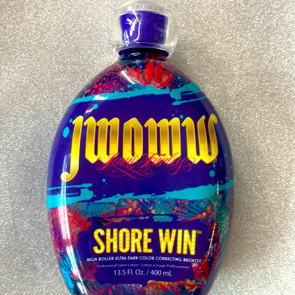 LOT OF 3 FULL-SIZE BOTTLES - NEW JWOWW SHORE WIN